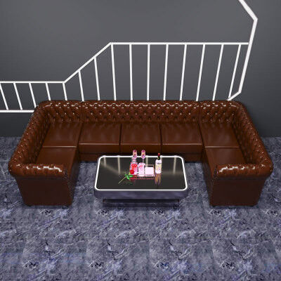 2 Piece Club Lounge Sofa L U Shaped   Furniture Couch Modular Reclining Sectional