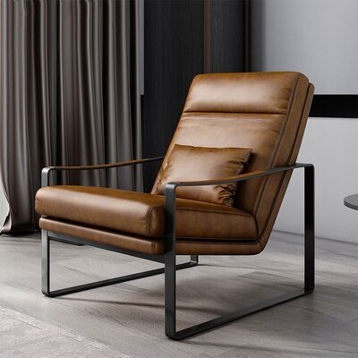 Recliner Sofa Single Seater Armchair Leather Lounge Chaise Fabric