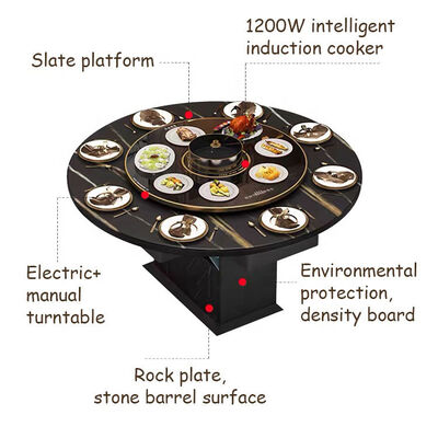 6 To 8 Seater Extendable Dining Table And Chairs For Small Spaces Grey Induction Cooker 120cm
