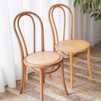Cafe Thonet Bentwood Dining Chair Wooden Outdoor Furniture Bent Seat Nordic