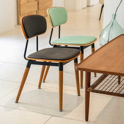 Scandinavian Design Nordic Style Dining Set Solid Wood Retro Industrial Iron 73cm