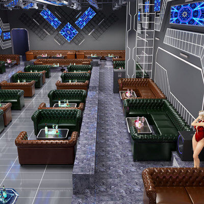 좋은 가격 럭셔리 바 소파 세트 클럽 가구 부스 소파 KTV 로비 소파 가구 도매 온라인으로