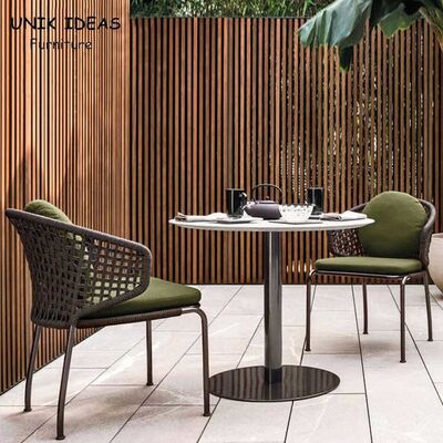 좋은 가격 현대 여가가 있는 정원 가구는 야외 가구 발코니 세트 60x75cm을 밧줄로 묶습니다 온라인으로