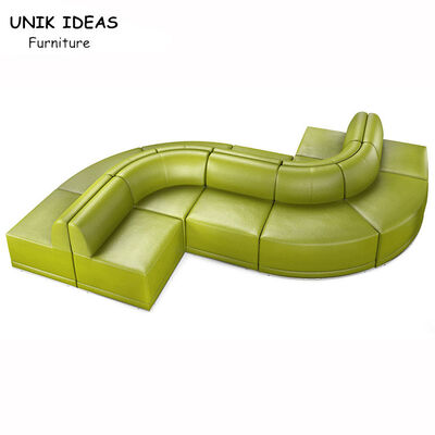 좋은 가격 모양이 형성된 4 인승 클럽 라운지 한미주둔군 지위협정 회색 Ｕ   회색 Ｓ 아크 모양 고급 스타일 레스토랑 온라인으로