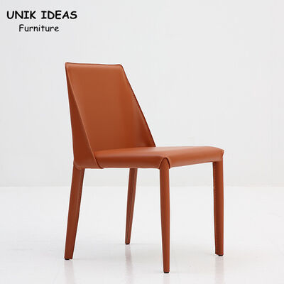 좋은 가격 의자들 17을 정찬을 대접하는 현대 회색 가죽 금속 프레임은 43.18CM 시트 높이 가정으로 조금씩 움직입니다 온라인으로