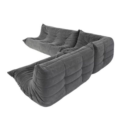 좋은 가격 모듈 거실 단면별 소파 가죽 집 가구 나태한 소파 세트 온라인으로